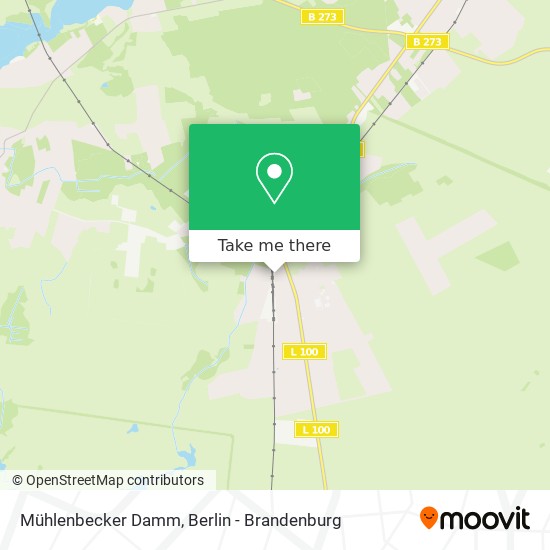 Mühlenbecker Damm map