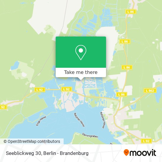 Seeblickweg 30 map