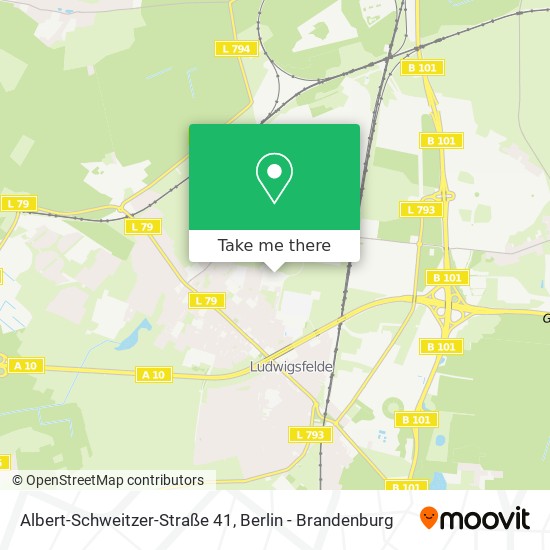 Карта Albert-Schweitzer-Straße 41
