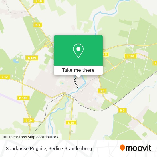 Sparkasse Prignitz map