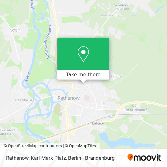 Карта Rathenow, Karl-Marx-Platz