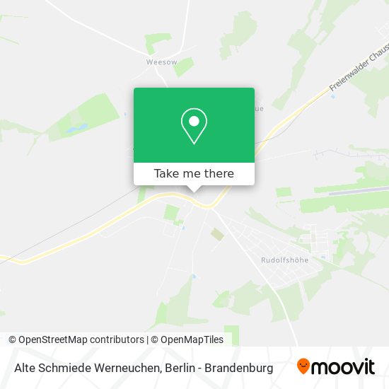 Alte Schmiede Werneuchen map