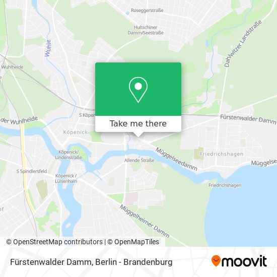 Fürstenwalder Damm map