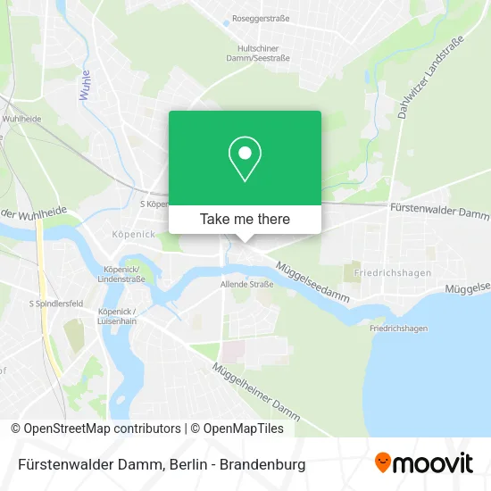 Fürstenwalder Damm map