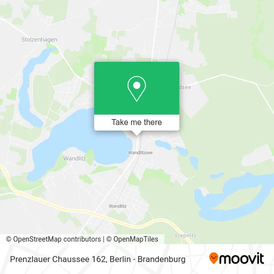Prenzlauer Chaussee 162 map
