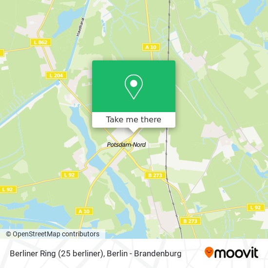 Berliner Ring (25 berliner) map