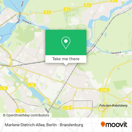 Marlene-Dietrich-Allee map