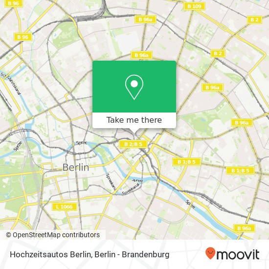Hochzeitsautos Berlin map
