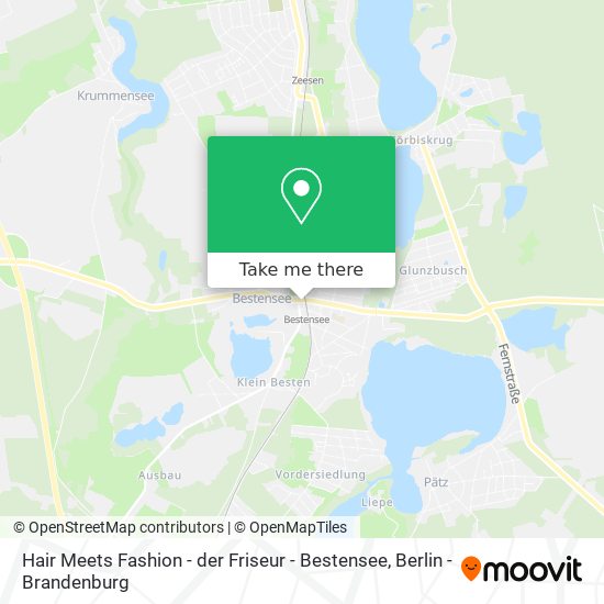 Hair Meets Fashion - der Friseur - Bestensee map