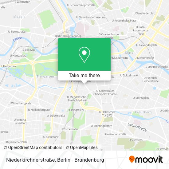 Niederkirchnerstraße map