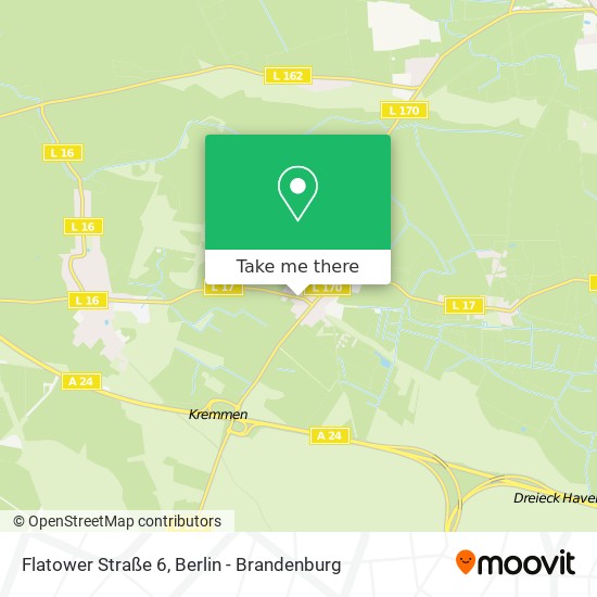Flatower Straße 6 map
