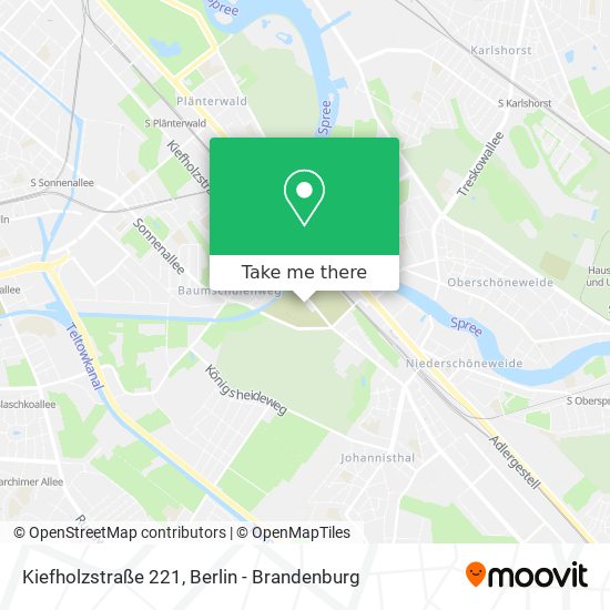 Карта Kiefholzstraße 221