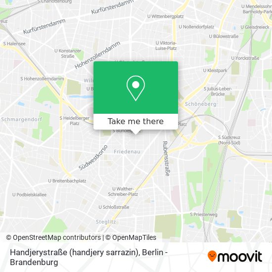 Карта Handjerystraße (handjery sarrazin)