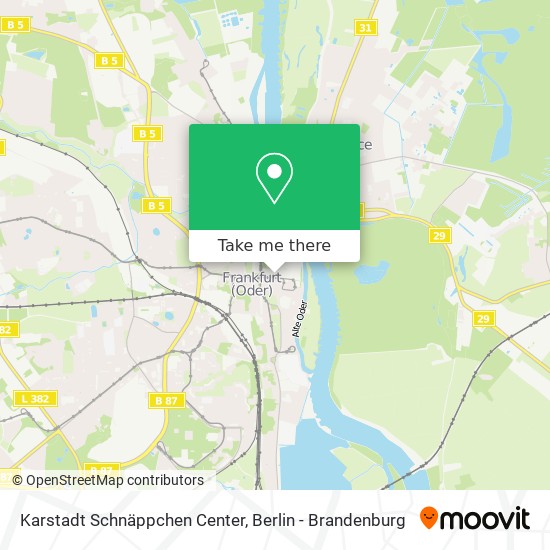 Karstadt Schnäppchen Center map