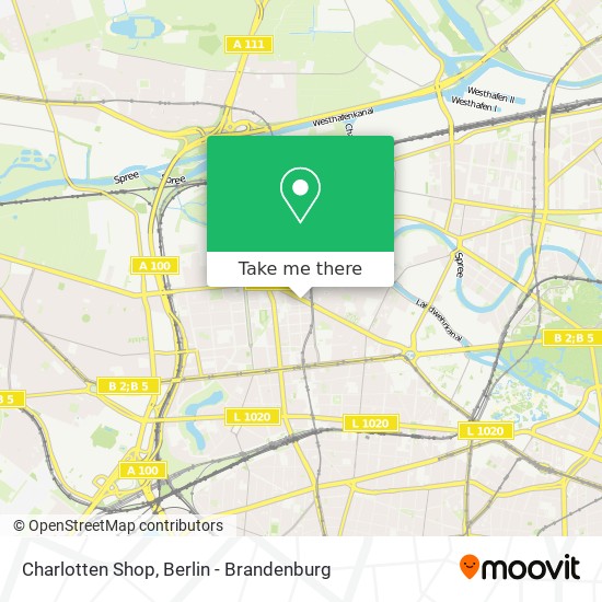 Charlotten Shop map