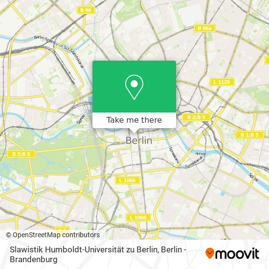 Slawistik Humboldt-Universität zu Berlin map