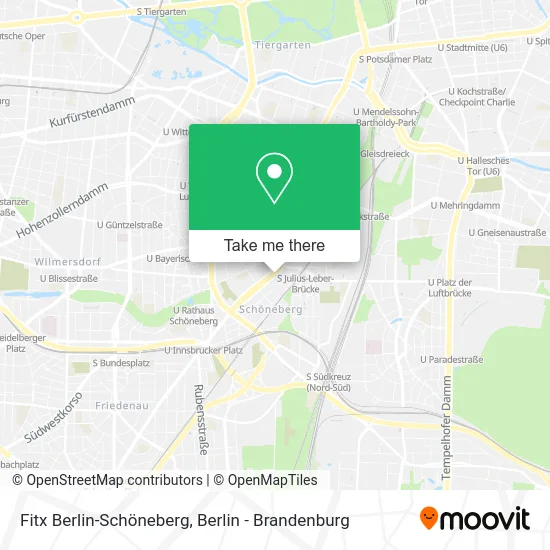 Карта Fitx Berlin-Schöneberg
