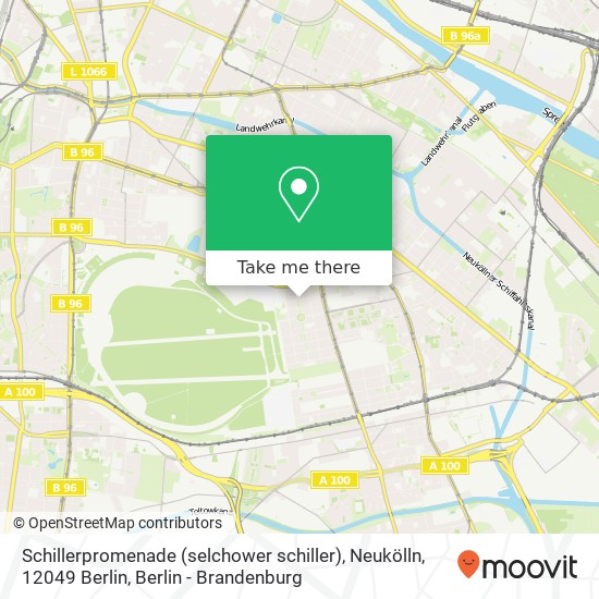 Schillerpromenade (selchower schiller), Neukölln, 12049 Berlin map