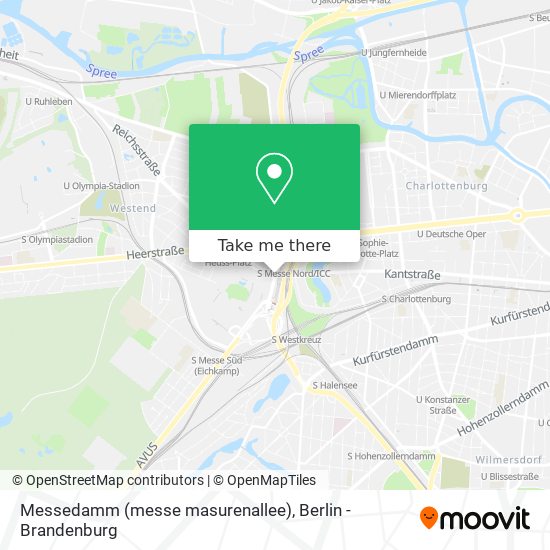 Messedamm (messe masurenallee) map