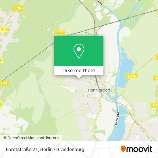 Карта Forststraße 21