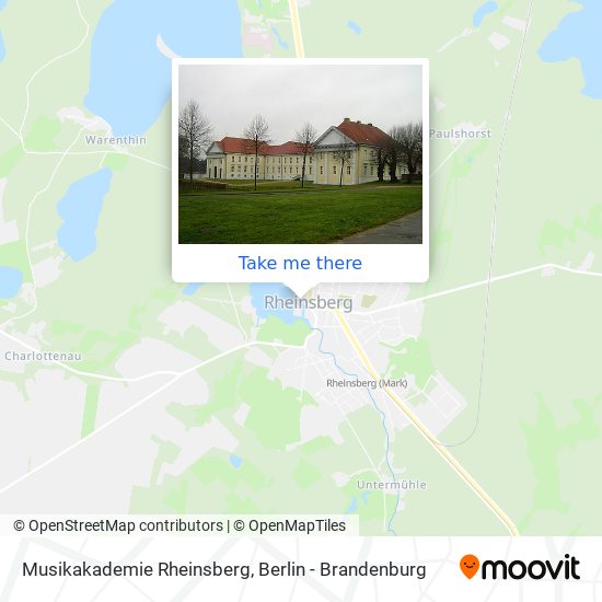 Musikakademie Rheinsberg map