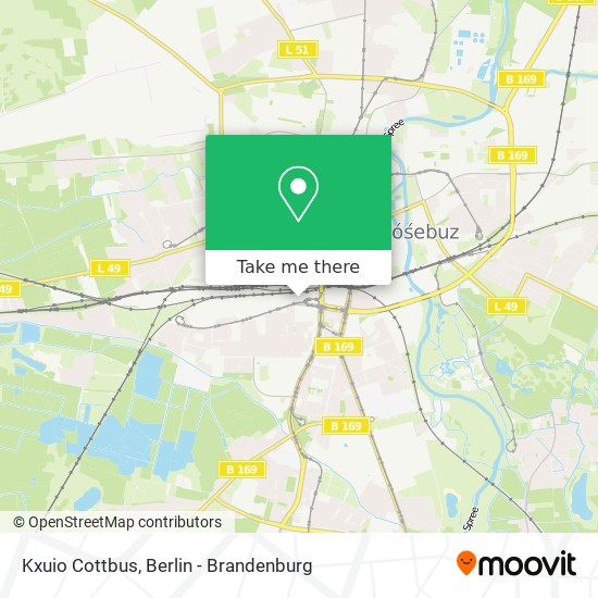 Kxuio Cottbus map