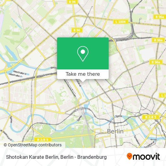 Shotokan Karate Berlin map