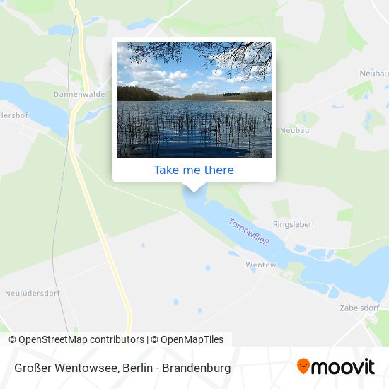 Großer Wentowsee map