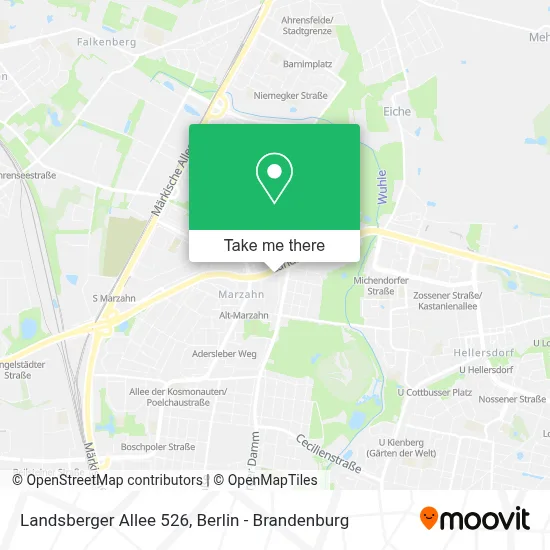 Landsberger Allee 526 map