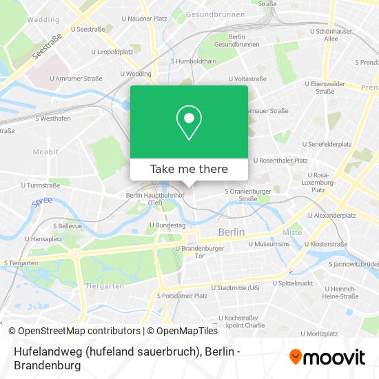 Hufelandweg (hufeland sauerbruch) map