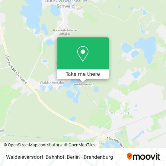 Waldsieversdorf, Bahnhof map