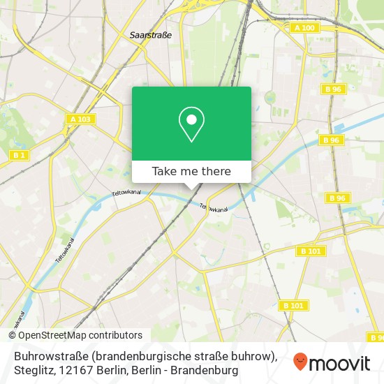 Buhrowstraße (brandenburgische straße buhrow), Steglitz, 12167 Berlin map