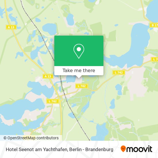 Hotel Seenot am Yachthafen map