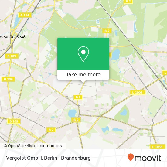 Карта Vergölst GmbH, Berliner Allee 299