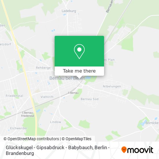 Glückskugel - Gipsabdruck - Babybauch map