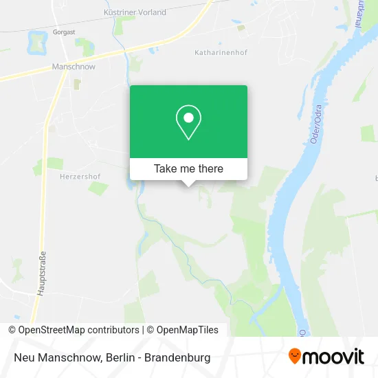 Карта Neu Manschnow