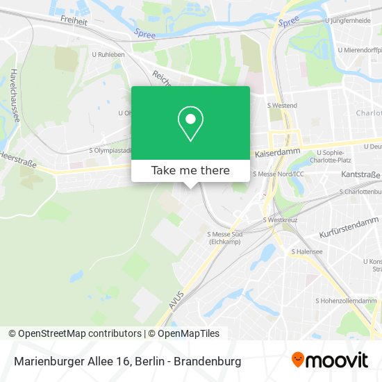 Marienburger Allee 16 map