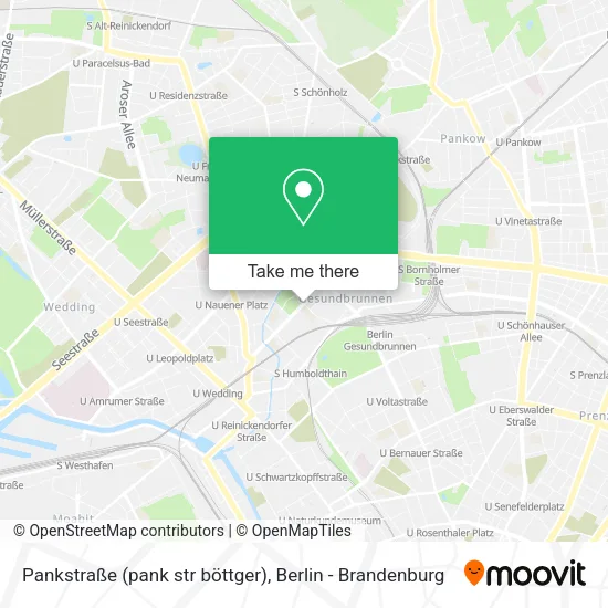 Карта Pankstraße (pank str böttger)