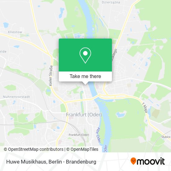 Huwe Musikhaus map