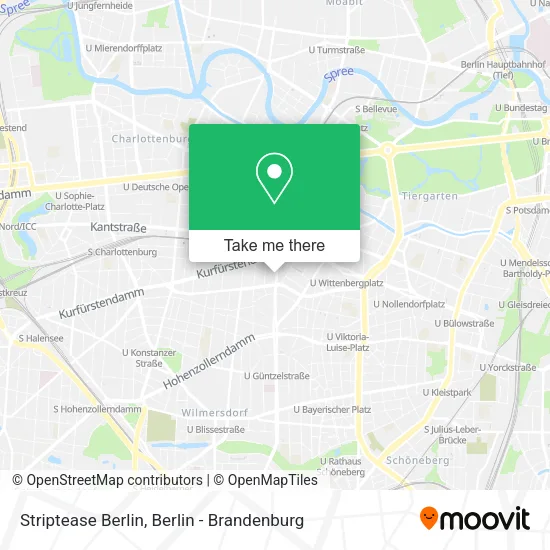 Карта Striptease Berlin