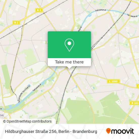 Карта Hildburghauser Straße 256