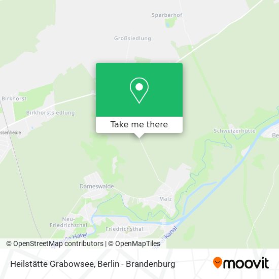 Карта Heilstätte Grabowsee