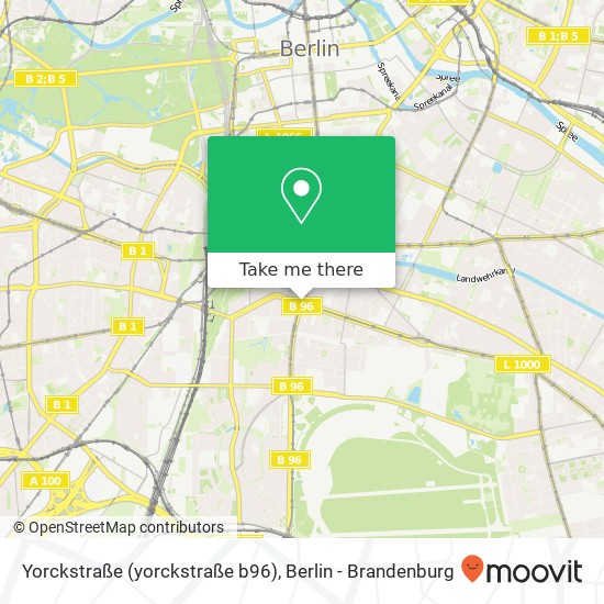 Yorckstraße (yorckstraße b96), Kreuzberg, 10961 Berlin map