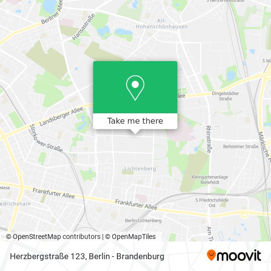 Herzbergstraße 123 map