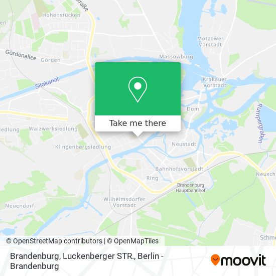 Brandenburg, Luckenberger STR. map