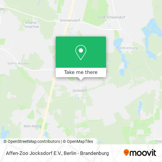 Карта Affen-Zoo Jocksdorf E.V.