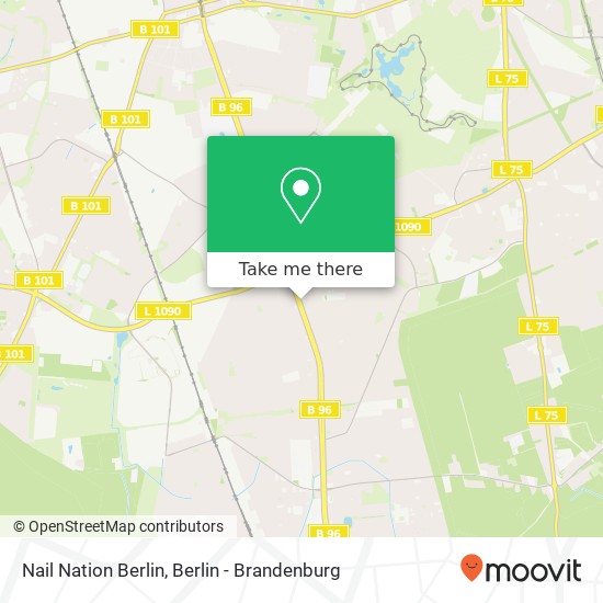 Nail Nation Berlin, Lichtenrader Damm map