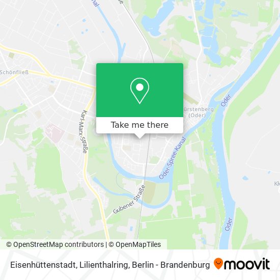 Eisenhüttenstadt, Lilienthalring map