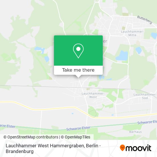 Lauchhammer West Hammergraben map