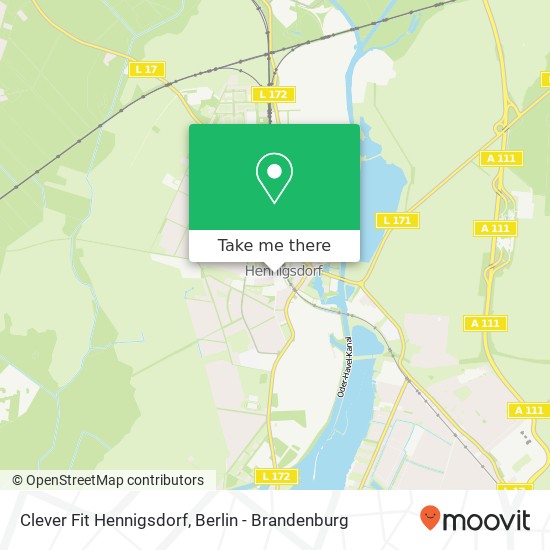 Clever Fit Hennigsdorf, Postplatz 4A map